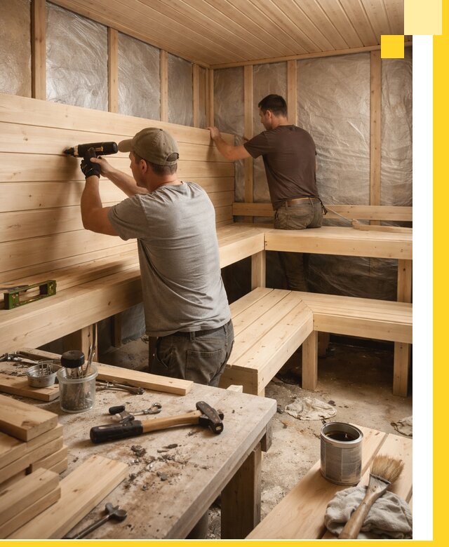 Профессиональная отделка бань и саун под ключ в Искитиме