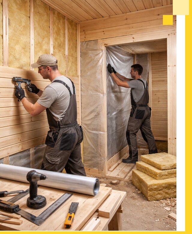 Бани под ключ в Искитиме с проектом и полным монтажом