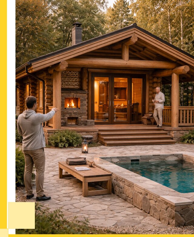 Проекты бань и хамам в Искитиме от 25480 р. | ЭриданСкм