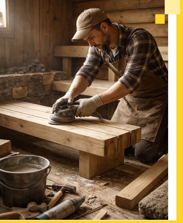 Ремонт бань под ключ в Искитиме с гарантией качества и сроков