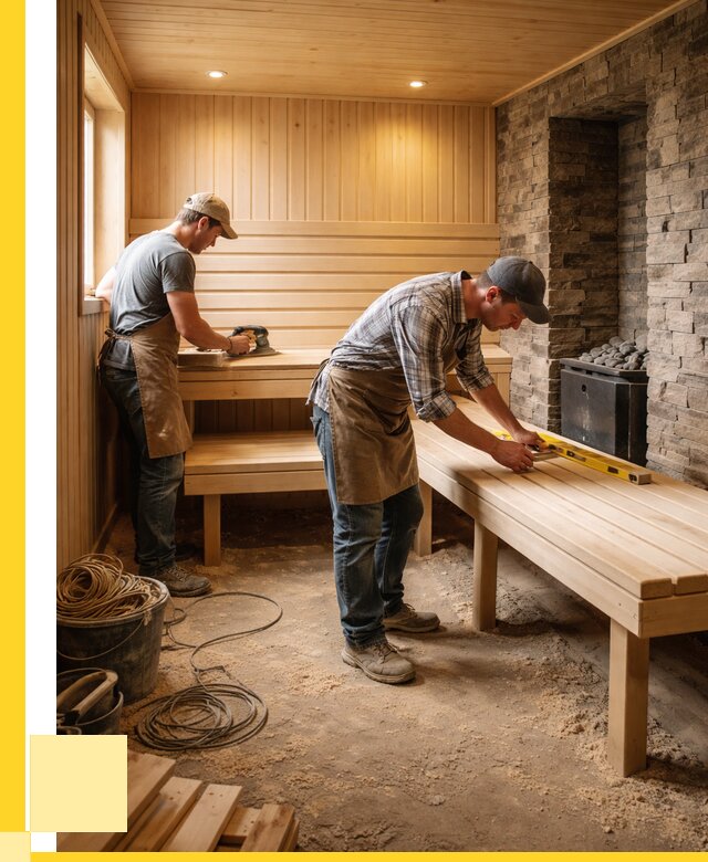 Отделка бани в Искитиме: внутренняя отделка от 3058 р. | ЭриданСкм