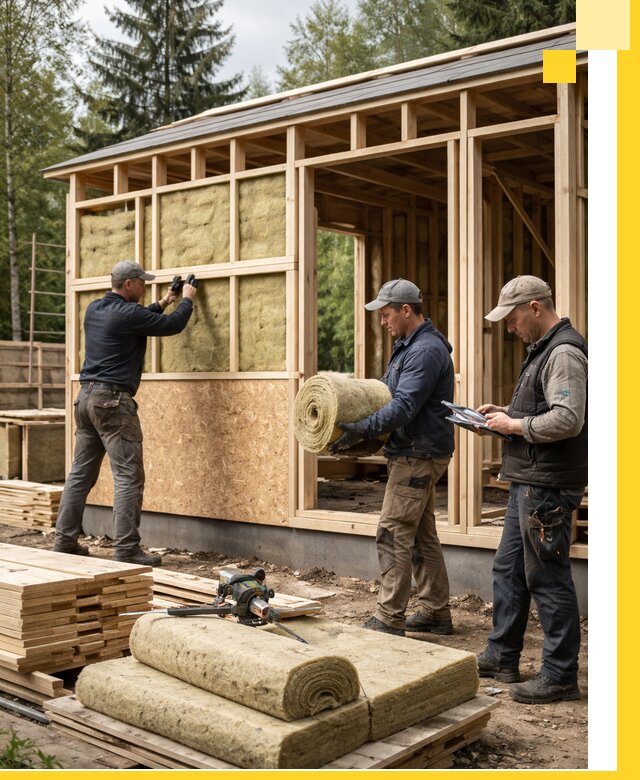 Проектирование и строительство каркасных бань в Искитиме под ключ