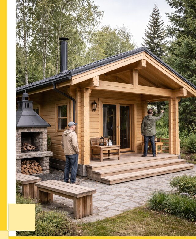 Деревянные бани под ключ в Искитиме от 458640 р. | ЭриданСкм