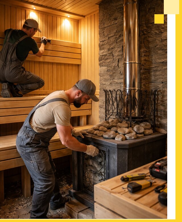 Комплексный дизайн бань, саун и зон отдыха в Искитиме