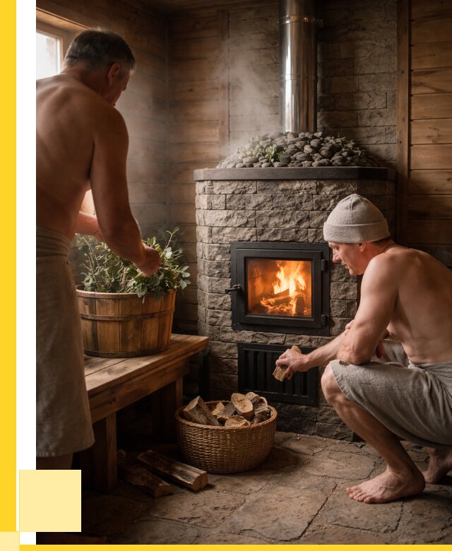 Банные печи под ключ в Искитиме от 45864 р. | ЭриданСкм кирпичная