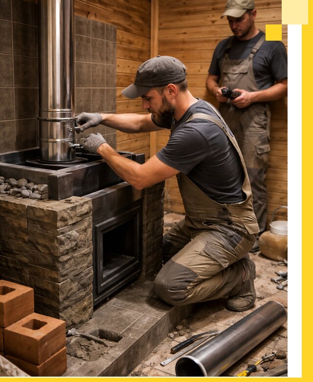 Изготовление и установка банных печей под ключ в Искитиме