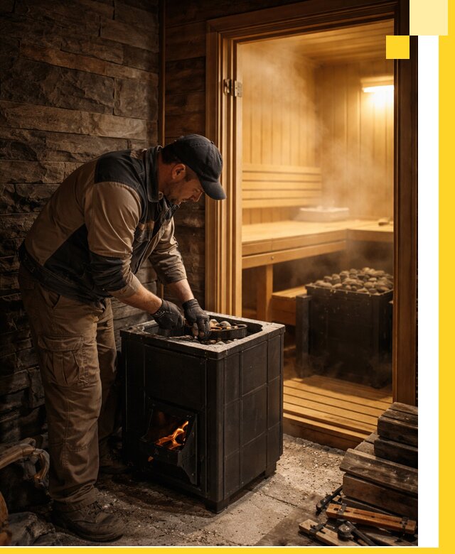 Строительство бани с сауной под ключ в Искитиме от проекта до сдачи