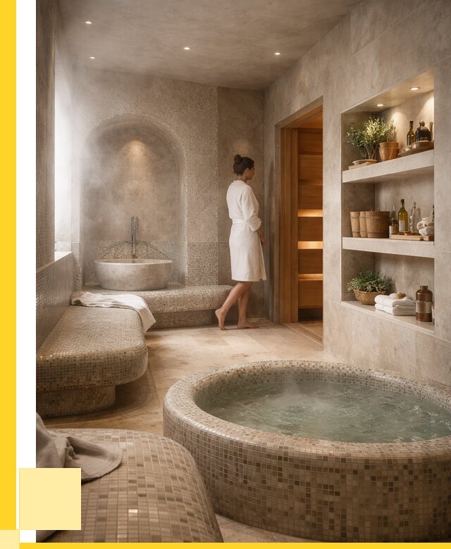 Строительство бани с хамамом в Искитиме от 764400 р. | ЭриданСкм