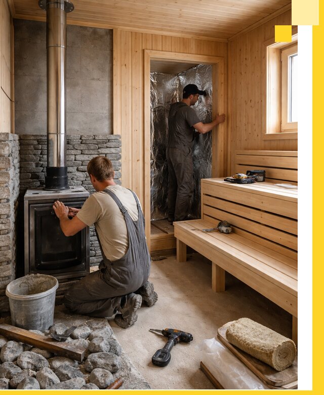 Строительство и изготовление бань под ключ в Искитиме