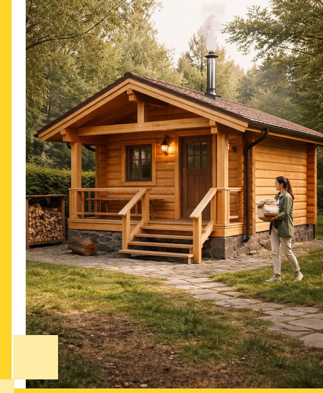 Купить баню под ключ в Искитиме от 662480 р. | ЭриданСкм