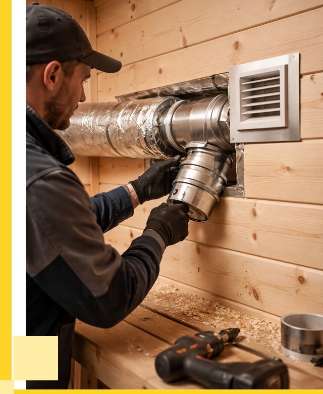 Монтаж вентиляции бани в Искитиме от 12230 р. | ЭриданСкм