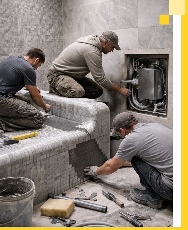 Проекты хамамов под ключ в Искитиме и дизайн и строительство