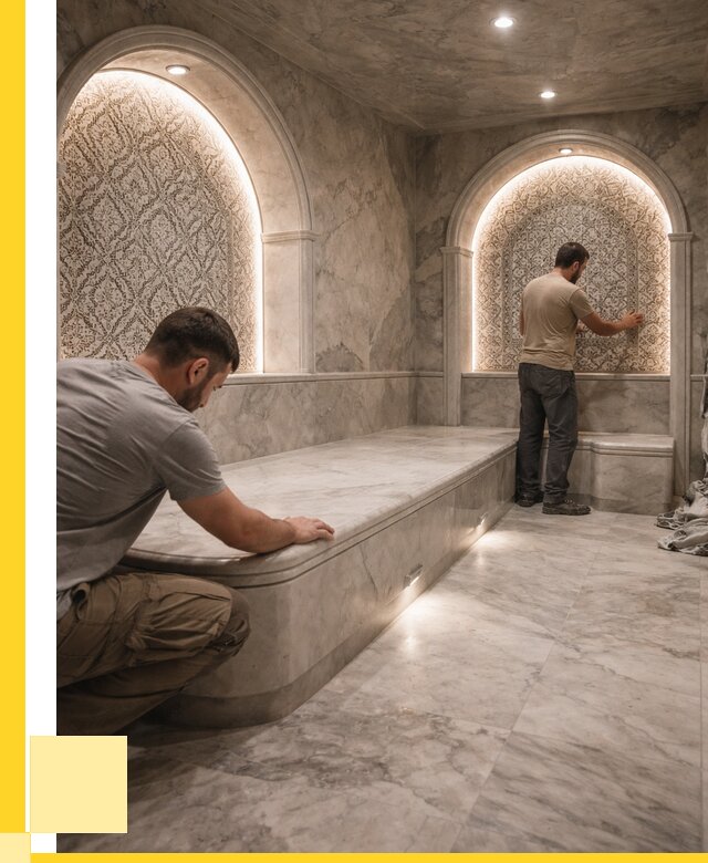 Турецкие бани под ключ в Искитиме от 254800 р. | ЭриданСкм